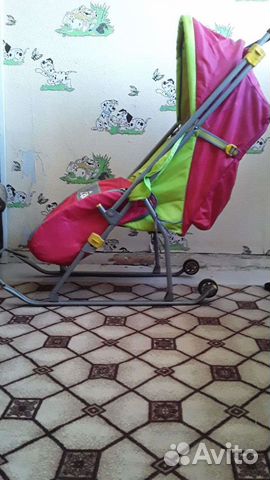 Коляска санки