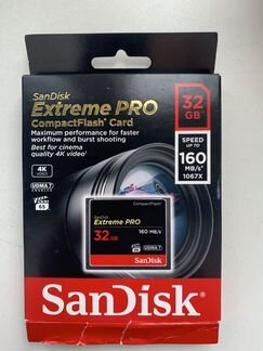 SanDisk Extreme Pro CompactFlash 160MB/s 32GB