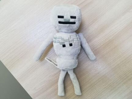 Мягкая игрушка майнкрафт Белый человечек