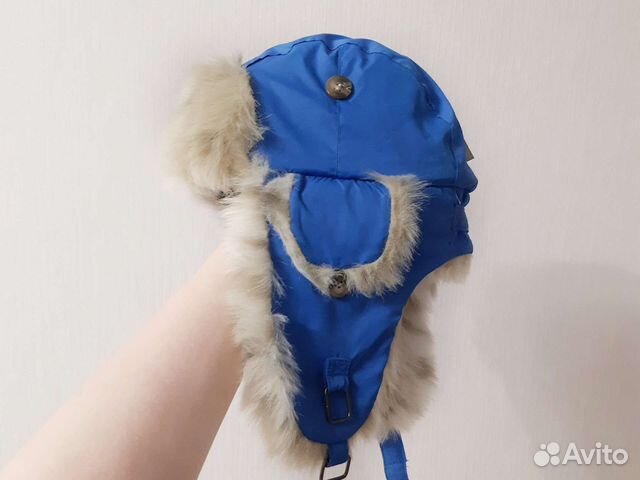 Детская шапка зимняя р.51/53 huppa мембрана, синяя