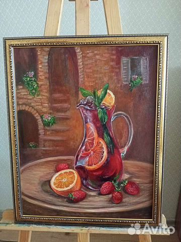 Картина маслом на холсте натюрморт