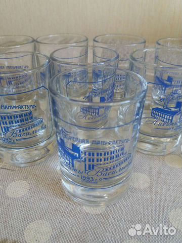 Стопки стеклянные