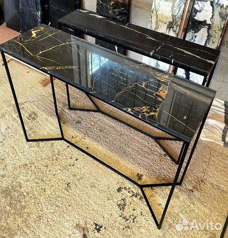 Изготовление столов из мрамора и камня лофт