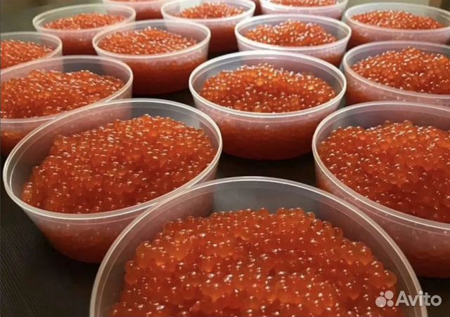 Икра кеты фасовка 250 гр и 500 гр