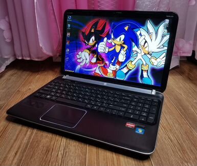 Отличный hp dv6 metall na SSD+750gb