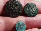 3 античные монеты Пантикапей объявление продам