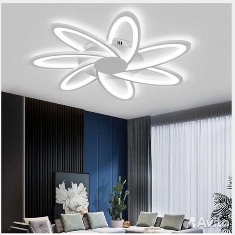 Светильник, люстра LED, пульт управления