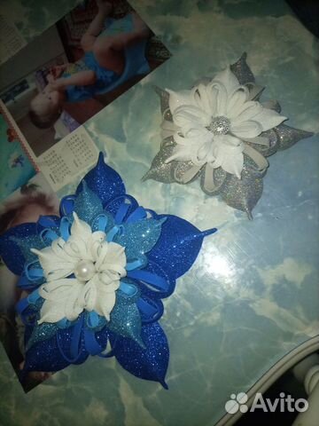 Снежинка,цветок,украшение на ободок или платье