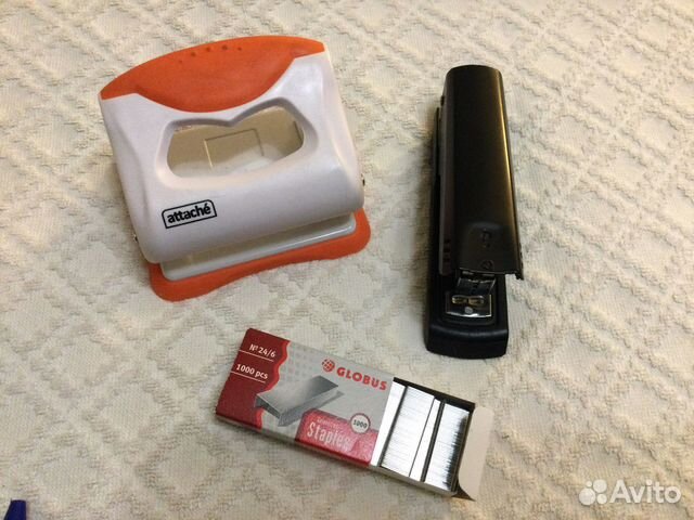 Мощные Степлер maped Дырокол Attache