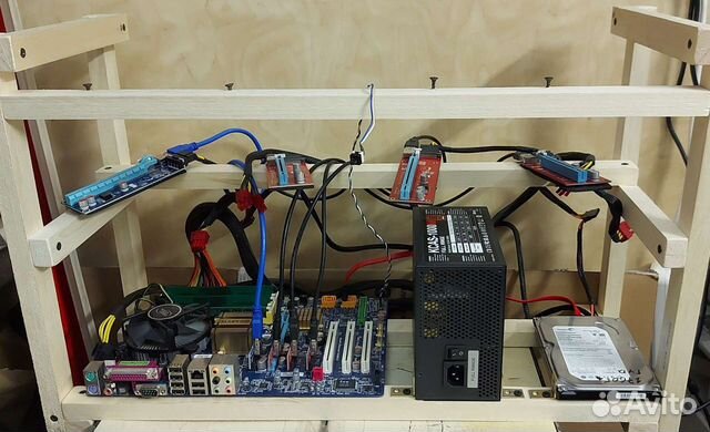 Корпус тушка риг для майнинг фермы