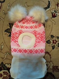 Шапка шлем зимняя