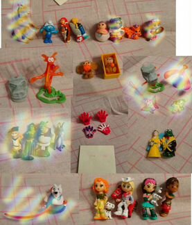 Игрушки из киндера, ландрина, животные