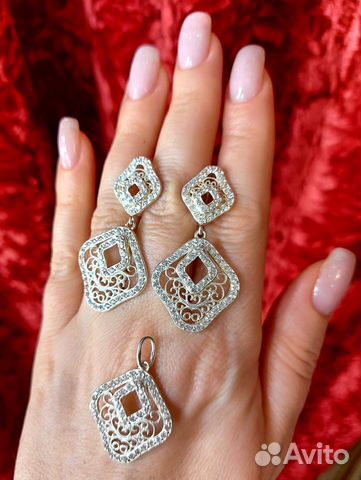 Серебряный комплект