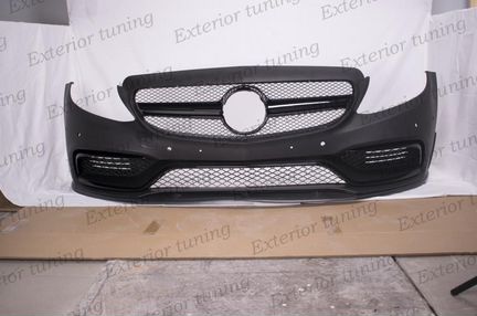 Бампер 63 AMG Edition Mercedes C 205 Coupe