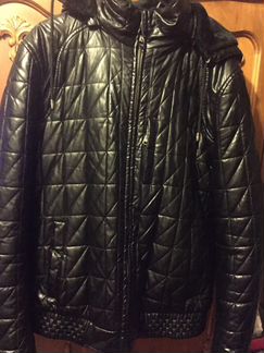 Куртка на меху экокожа