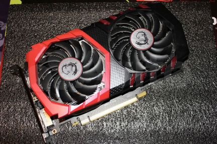Видеокарта MSI GeForce GTX 1050 Ti gaming X 4 gb
