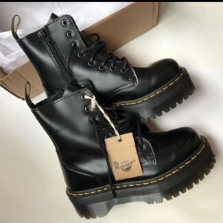 Ботинки Dr martens Jadon Black (кожа)