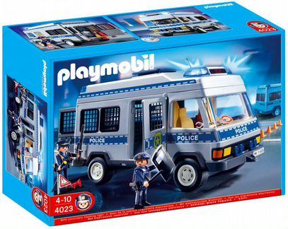 Playmobil 4023 Полиция Автозак с мигалкой