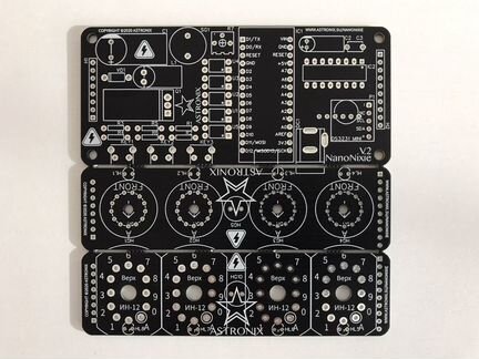 Astronix Nano Nixie Clock на ин-14, ин-12