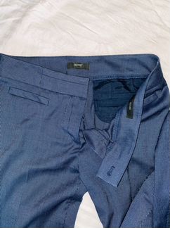 Женский синий брючный костюм esprit, 42 размер