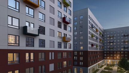 1-к квартира, 42.4 м², 15/22 эт.