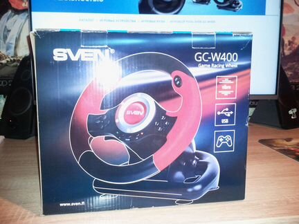 Игровой руль Sven GC-W400