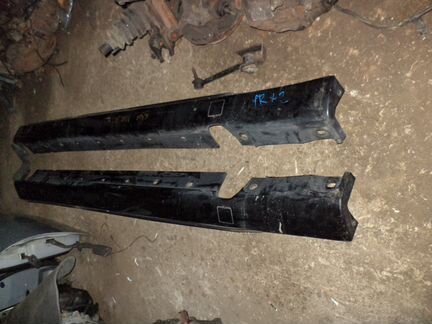 Накладка на порог обвес Мерседе В220 Mercedes W220