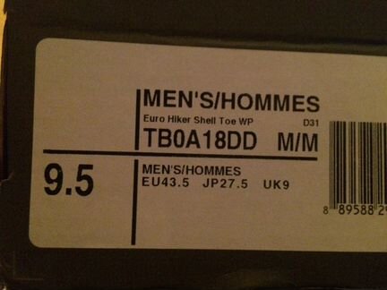 Timberland Euro Hiker Winter Boot р 42