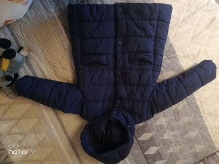 Куртка Пальто Gulliver+ в подарок 2 шапочки