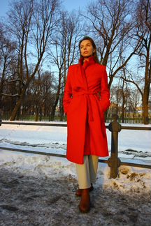 Пальто весна осень дизайнерское на заказ