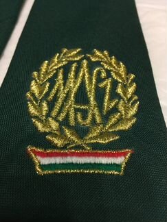 Галстук флаг Венгрии зеленый новый