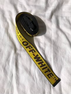 Off-White Indsutrial belt yellow