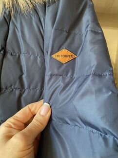 Пуховик Lee Cooper утиный пух синий