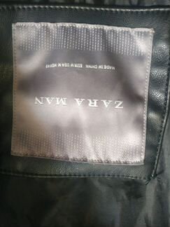 Тренч мужской. Кожаная мужская куртка Zara