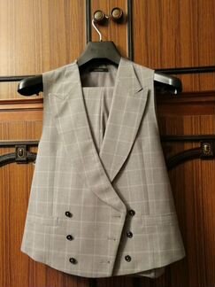 Мужской костюм тройка Massimo Dutti