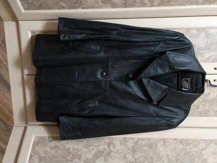 Плащ кожаный женский gianni versace