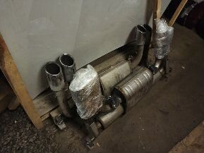 Глушитель оригинал Bmw X5 X6 F86 F85 X5M X6M