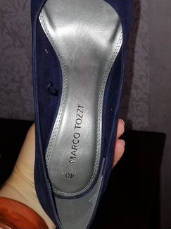 Туфли Marko Tozzi синие, разм 39-40