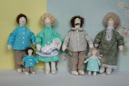 Изготовление текстильных кукол в стиле Тильда