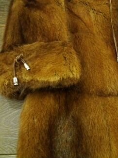 Шуба из ондатры р.54-56 отлич.состояние