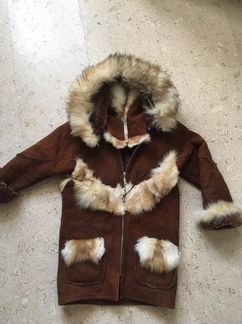 Дубленка на девочку на 5-7 лет