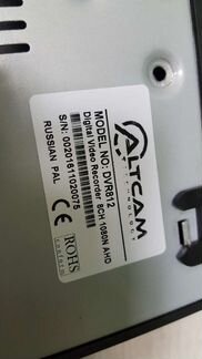 Видеорегистратор Altcam dvr812 и 5 аналог. камер