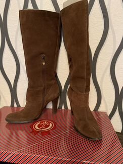 Сапоги 37 из замши демисезонные Терволина