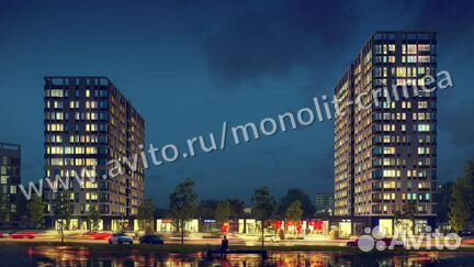 2-к квартира, 51.5 м², 6/16 эт.