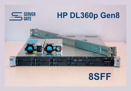 HP DL360p G8 2x E5-2630v2 512 GB