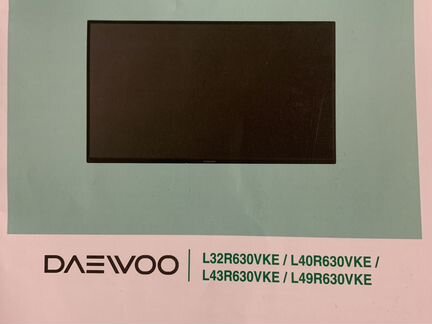 Телевизор daewoo L32R630VKE