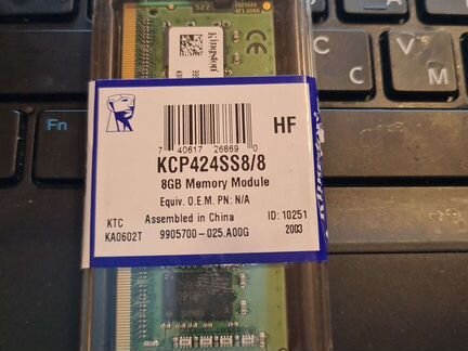Оперативная память для ноутбука kingston kcp424ss8
