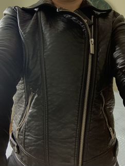 Кожаная куртка ASOS