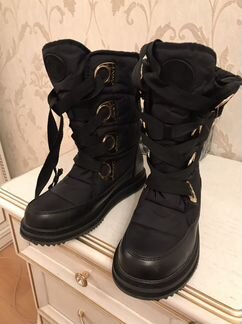 Зимние дутые сапоги dkny