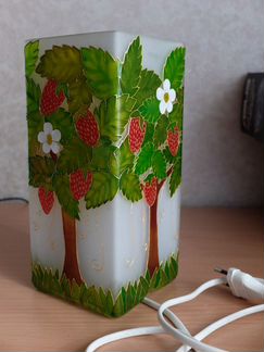 Лампа настольная (ручная роспись)